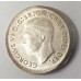 AUSTRALIA 1951 . SIXPENCE . ERROR . LARGE LIP . OFF CENTRE